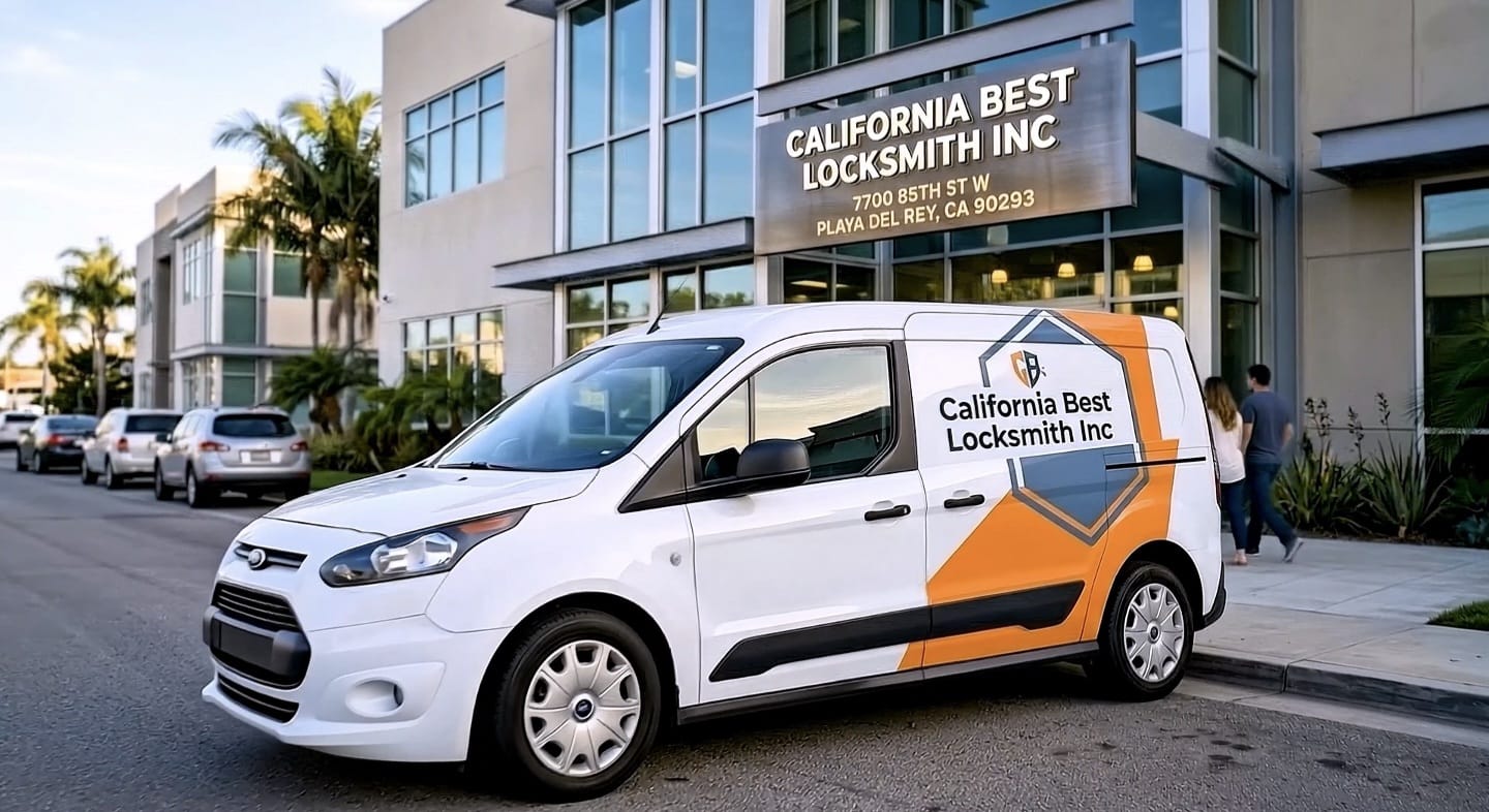 California Best Locksmith Inc service van in Culver City CA
